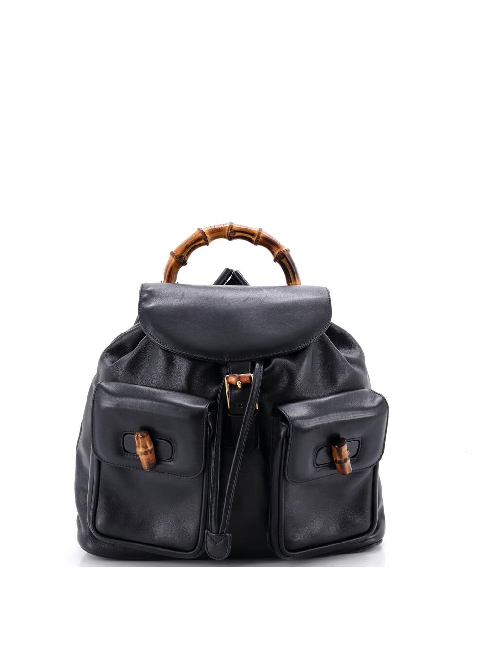 Gucci Vintage Bamboo Backpack Leather #342515G78B